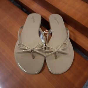 Seychelles Instant Crush Bow Thong Sandals Flip Flops Women's Size 9 NWOB